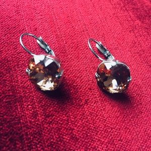 Sabika Drop Earrings Topaz